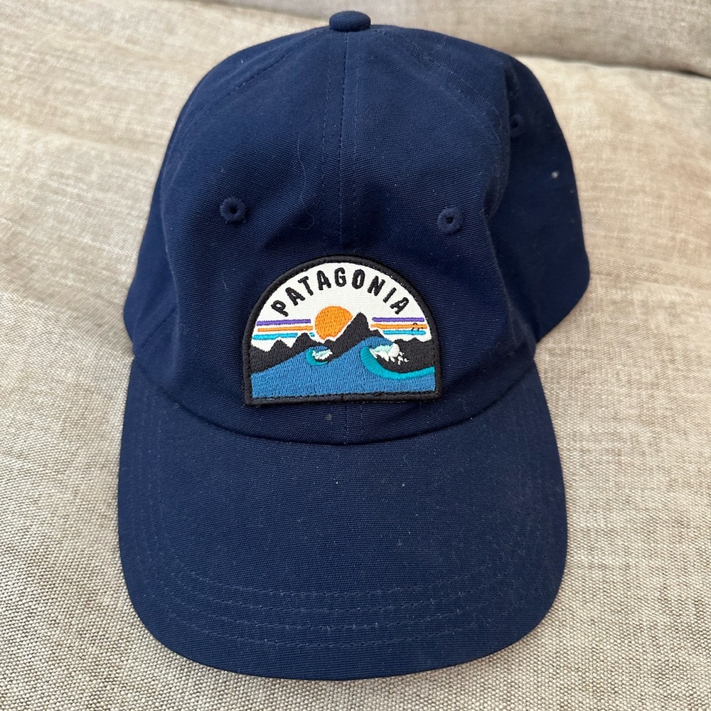 Patagonia navy baseball hat- unisex